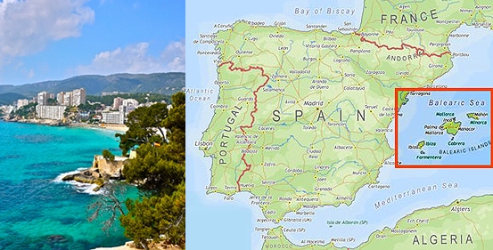 Mallorca Cycling Map