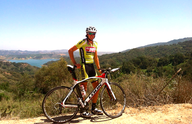 Camp Director, Brendan Halpin training on his HED Ardennes SL wheelset