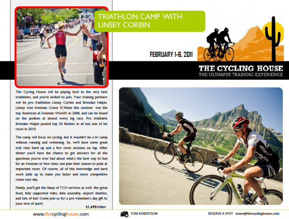 Linsey Corbin The Cycling House Camp